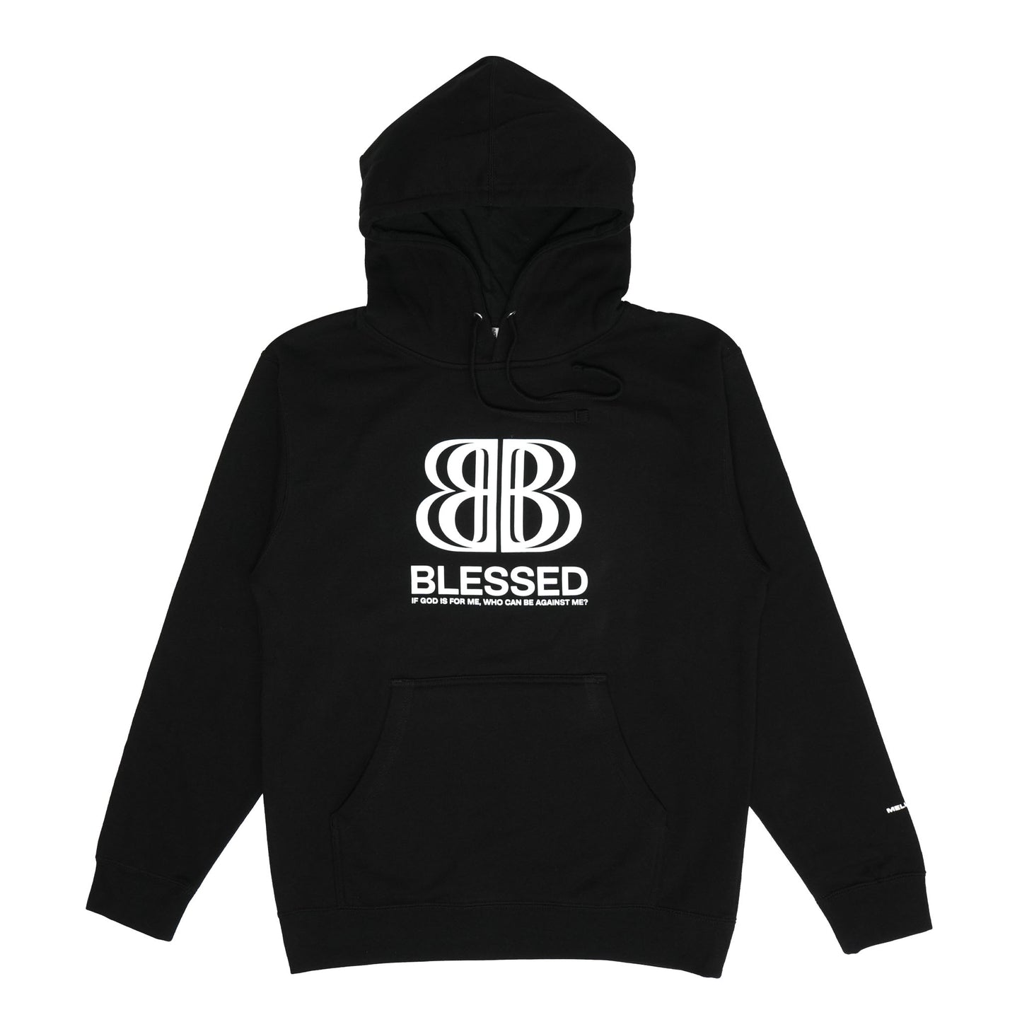 BLESSED-BLK MIDWEIGHT HOODIE