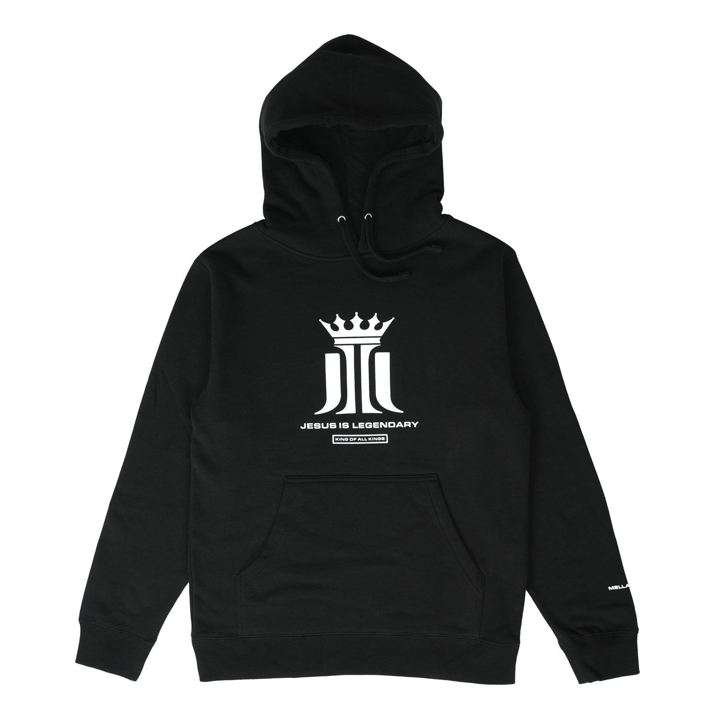 JESUS IS LEGENDARY (KING OF ALL KINGS)-BLK MIDWEIGHT HOODIE