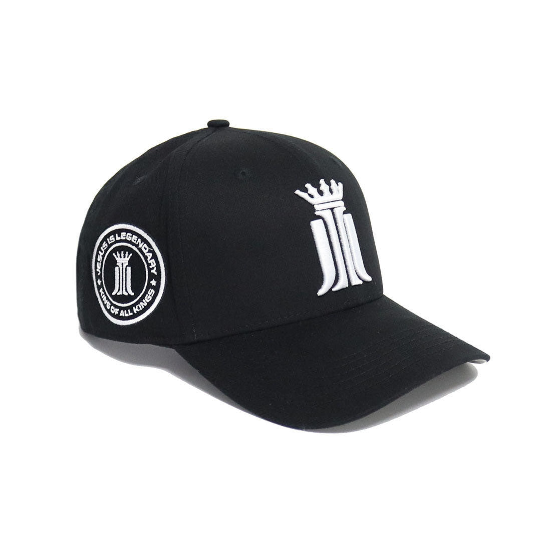 JESUS IS LEGENDARY (KING OF ALL KINGS) - BLK SNAPBACK